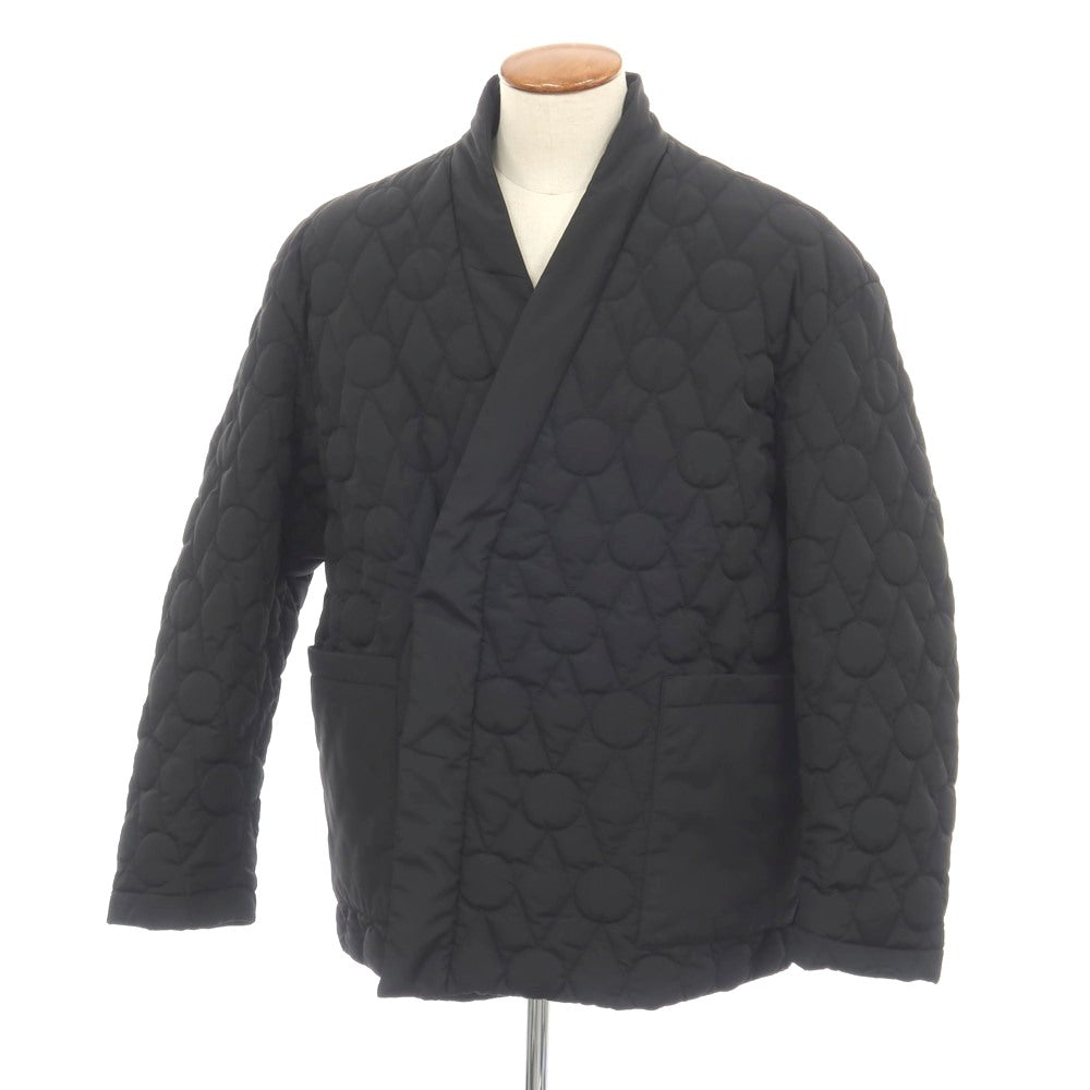 【新品】イーヴォ Hevo FAETO ポリエステル キルティング 中綿ブルゾン ブラック【サイズ48】【 状態ランクN 】【 メンズ 】