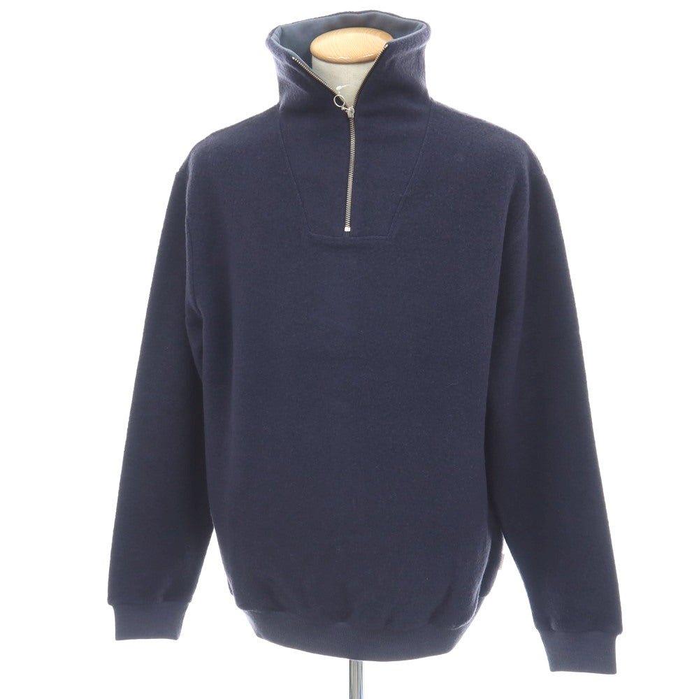 【新品】トリップ イン ア バッグ 04651/A TRIP IN A BAG CW QUARTER ZIP ウールコットン ハーフジップ プルオーバー ネイビー【サイズS】【 状態ランクN 】【 メンズ 】