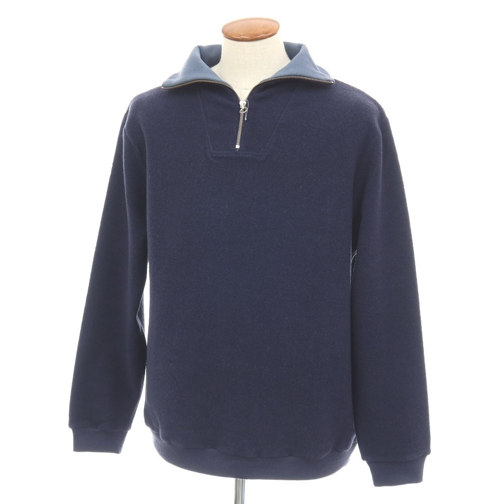 【新品】トリップ イン ア バッグ 04651/A TRIP IN A BAG CW QUARTER ZIP ウールコットン ハーフジップ プルオーバー ネイビー【サイズM】【 状態ランクN 】【 メンズ 】
