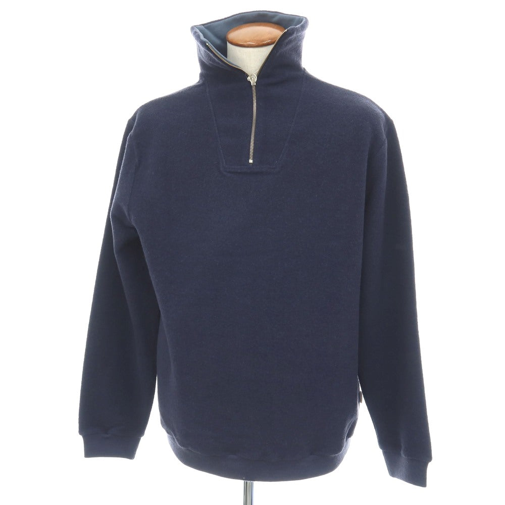 【新品】トリップ イン ア バッグ 04651/A TRIP IN A BAG CW QUARTER ZIP ウールコットン ハーフジップ プルオーバー ネイビー【サイズM】【 状態ランクN 】【 メンズ 】
