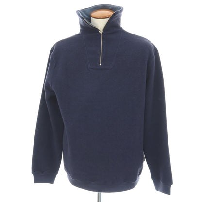 【新品】トリップ イン ア バッグ 04651/A TRIP IN A BAG CW QUARTER ZIP ウールコットン ハーフジップ プルオーバー ネイビー【サイズM】【 状態ランクN 】【 メンズ 】