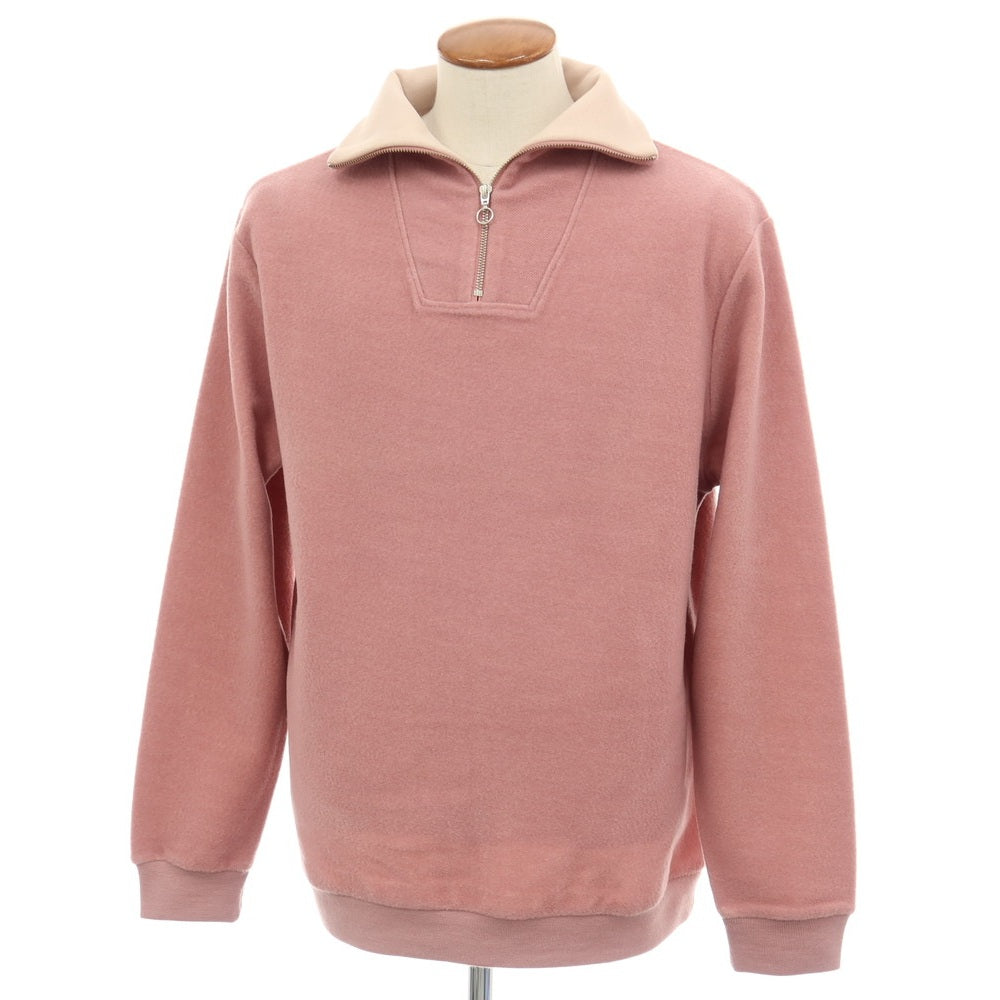 【新品】トリップ イン ア バッグ 04651/A TRIP IN A BAG CW QUARTER ZIP ウールコットン ハーフジップ プルオーバー ピンク【サイズM】【 状態ランクN 】【 メンズ 】