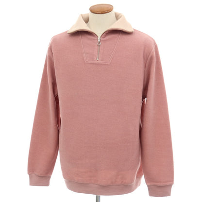 【新品】トリップ イン ア バッグ 04651/A TRIP IN A BAG CW QUARTER ZIP ウールコットン ハーフジップ プルオーバー ピンク【サイズM】【 状態ランクN 】【 メンズ 】