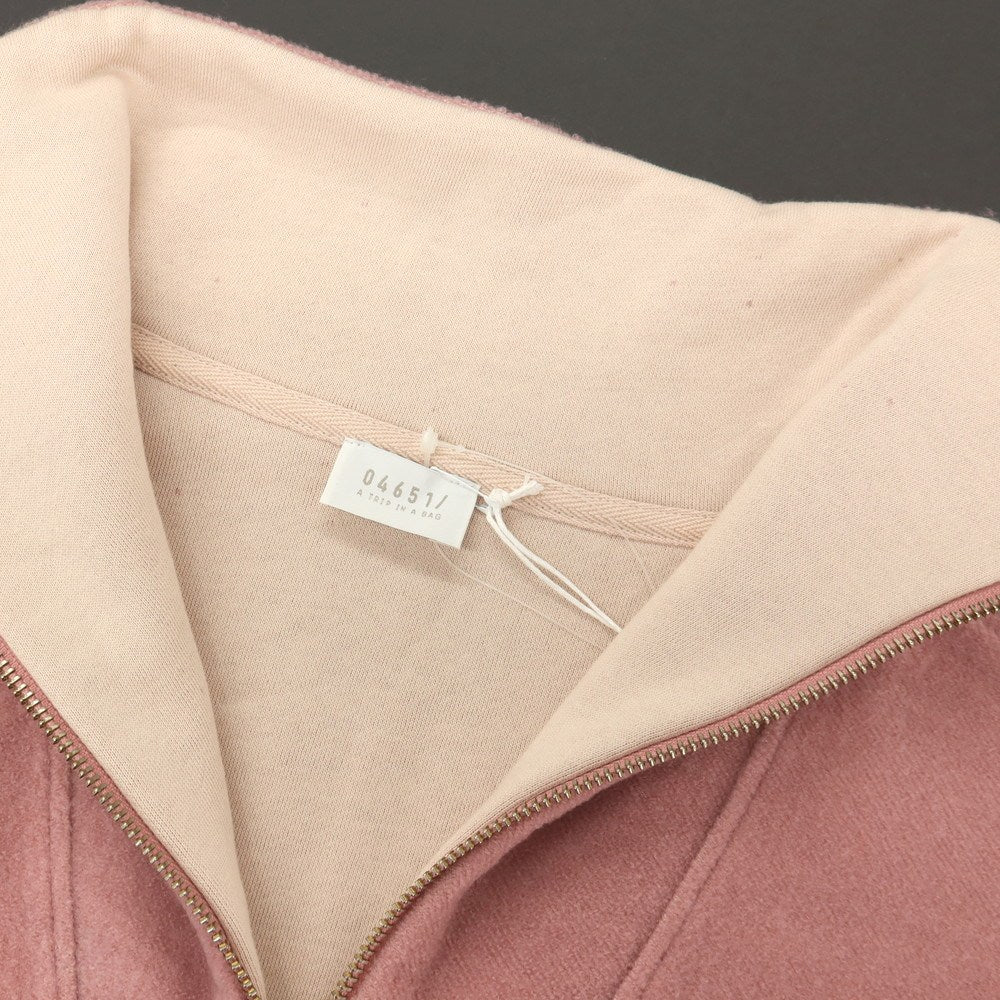 【新品】トリップ イン ア バッグ 04651/A TRIP IN A BAG CW QUARTER ZIP ウールコットン ハーフジップ プルオーバー ピンク【サイズM】【 状態ランクN 】【 メンズ 】