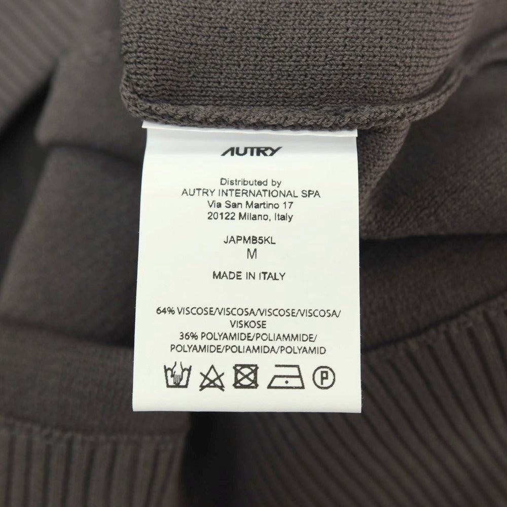 【新品】オートリー AUTRY JACKET MAIN MAN KNIT ジップアップ ニット ジャージ グレー【サイズＭ】【 状態ランクN 】【 メンズ 】