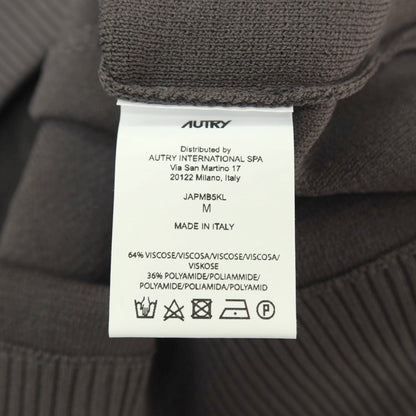 【新品】オートリー AUTRY JACKET MAIN MAN KNIT ジップアップ ニット ジャージ グレー【サイズＭ】【 状態ランクN 】【 メンズ 】