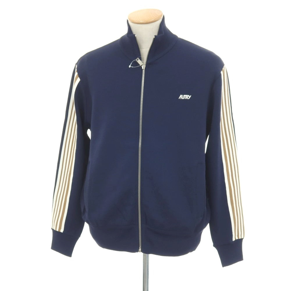 【新品】オートリー AUTRY JACKET MAIN MAN KNIT ジップアップ ニット ジャージ ネイビー【サイズＳ】【 状態ランクN 】【 メンズ 】