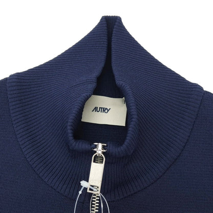 【新品】オートリー AUTRY JACKET MAIN MAN KNIT ジップアップ ニット ジャージ ネイビー【サイズXXL】【 状態ランクN 】【 メンズ 】