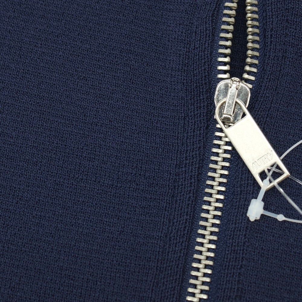 【新品】オートリー AUTRY JACKET MAIN MAN KNIT ジップアップ ニット ジャージ ネイビー【サイズＳ】【メンズ】 新品】オートリー AUTRY JACKET MAIN MAN KNIT ジップアップ ニット