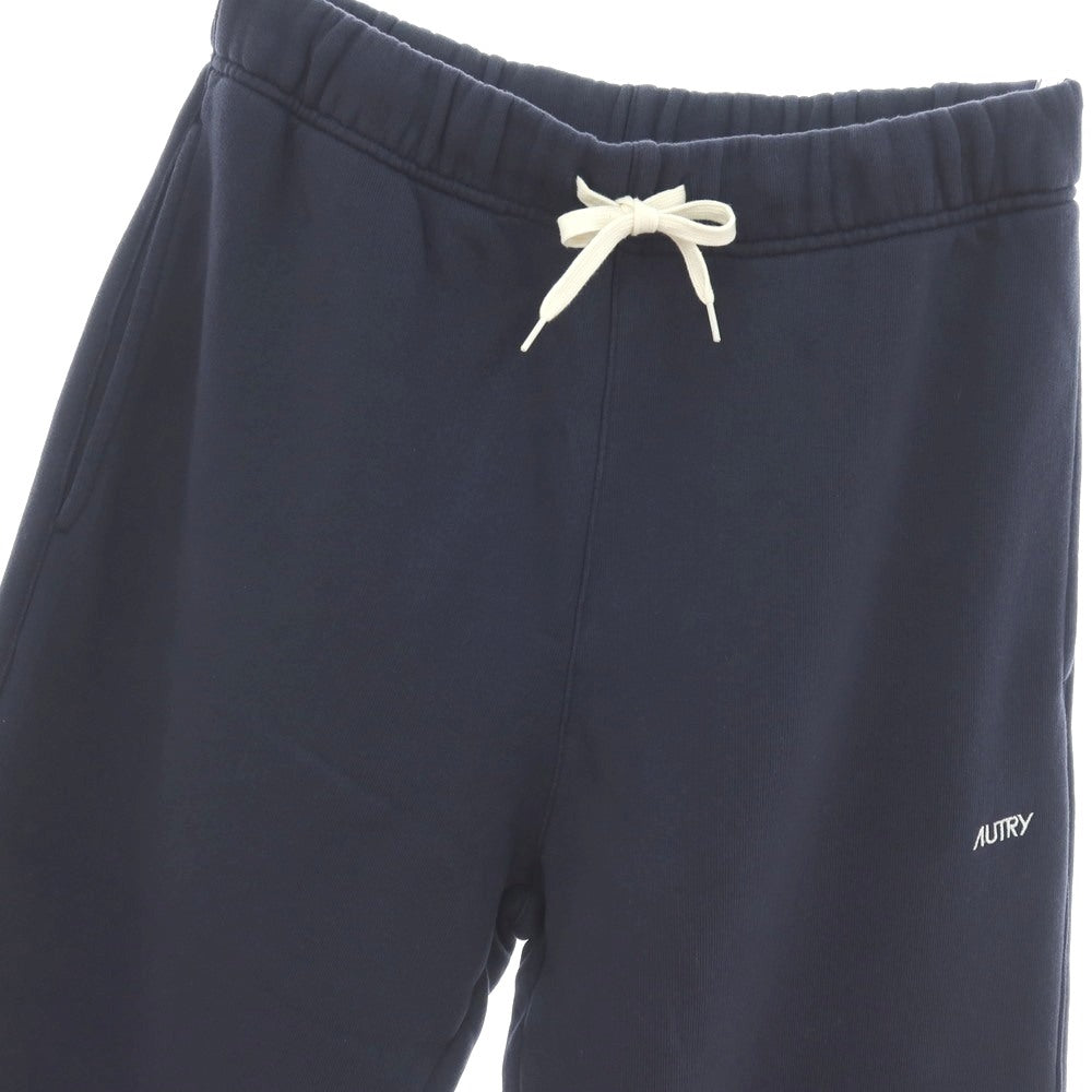 新品】オートリー AUTRY 裏パイル コットン スウェットパンツ ネイビー