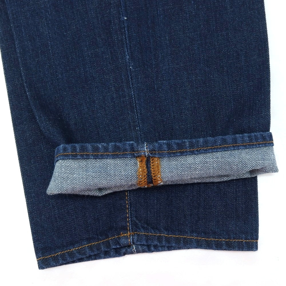【新品】ボネール BONHEUR OSAKA コットン テーパードシルエット デニムパンツ ジーンズ ネイビー【サイズ32】【 状態ランクN 】【 メンズ 】