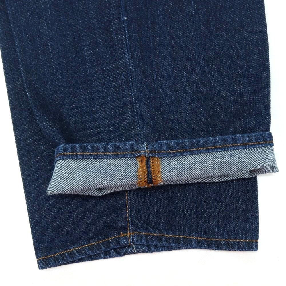 【新品】ボネール BONHEUR OSAKA コットン テーパードシルエット デニムパンツ ジーンズ ネイビー【サイズ33】【 状態ランクN 】【 メンズ 】