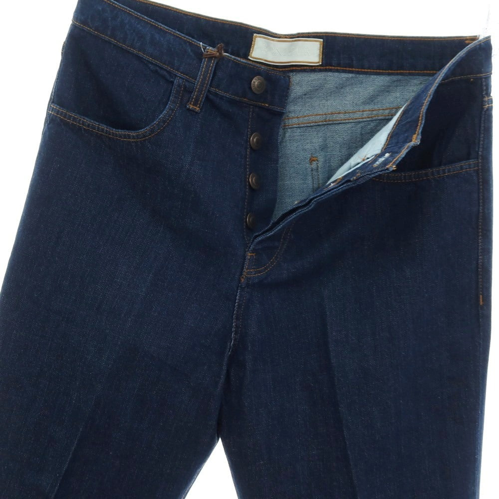 【新品】ボネール BONHEUR OSAKA コットン テーパードシルエット デニムパンツ ジーンズ ネイビー【サイズ33】【 状態ランクN 】【 メンズ 】