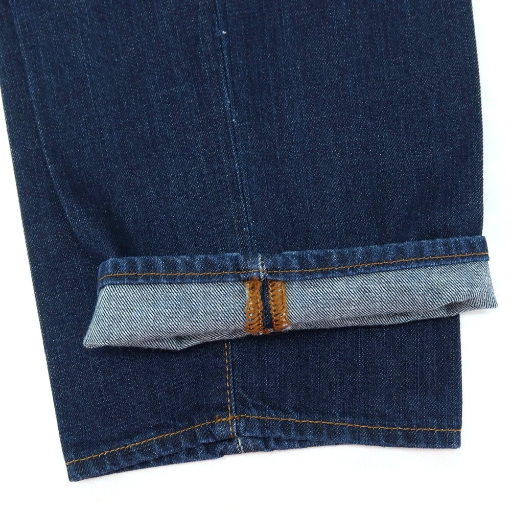 【新品】ボネール BONHEUR OSAKA コットン テーパードシルエット デニムパンツ ジーンズ ネイビー【サイズ33】【 状態ランクN 】【 メンズ 】