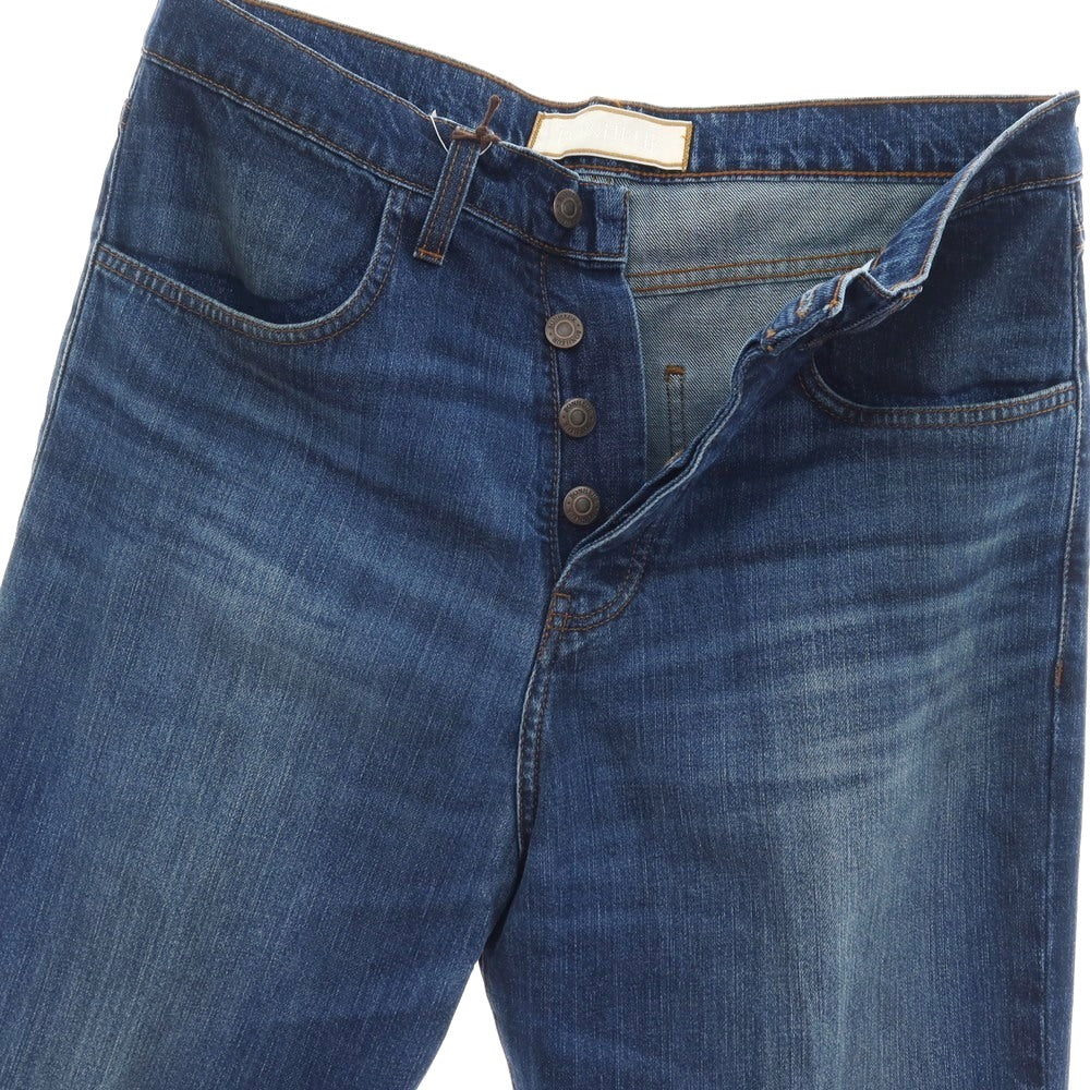 【新品】ボネール BONHEUR OSAKA コットン テーパードシルエット デニムパンツ ジーンズ ダークブルー【サイズ32】【 状態ランクN 】【 メンズ 】