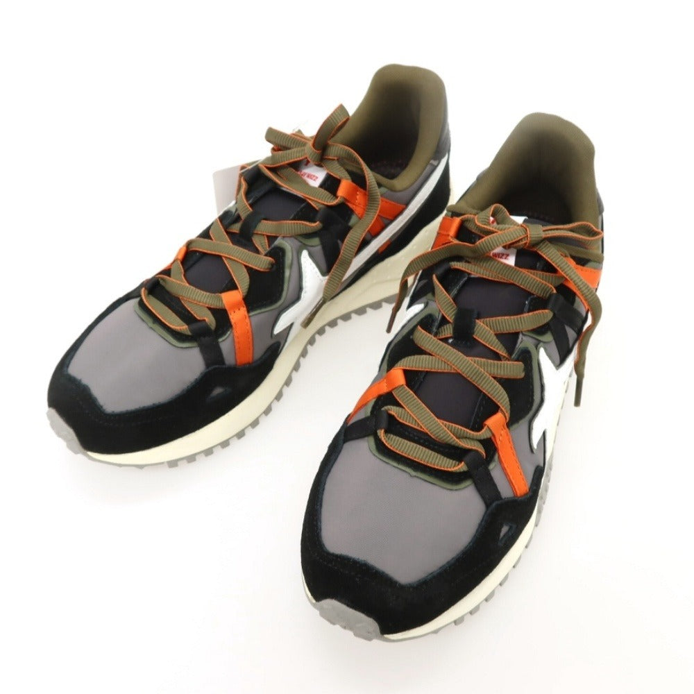 【新品アウトレット】ウィズ（W6YZ） W6YZ BRM221-1A01 ナイロン スエード スニーカー グレーxブラック【サイズ44】【 状態ランクN- 】【 メンズ 】