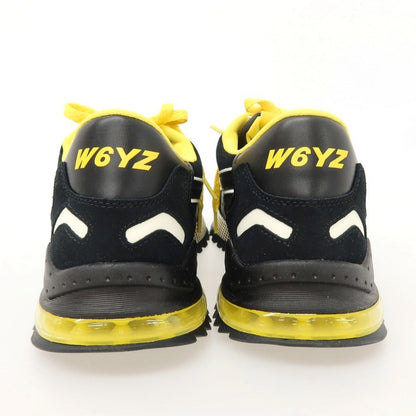 【新品】ウィズ（W6YZ） W6YZ BRM241-0A04 ナイロン スエード スニーカー ブラックxイエロー【サイズ44】【 状態ランクN 】【 メンズ 】