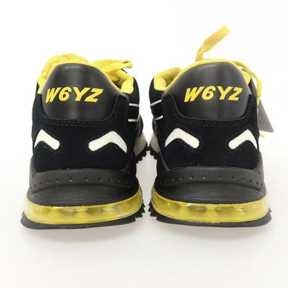【新品アウトレット】ウィズ（W6YZ） W6YZ BRM241-0A04 ナイロン スエード スニーカー ブラックxイエロー【サイズ45】【 状態ランクN- 】【 メンズ 】