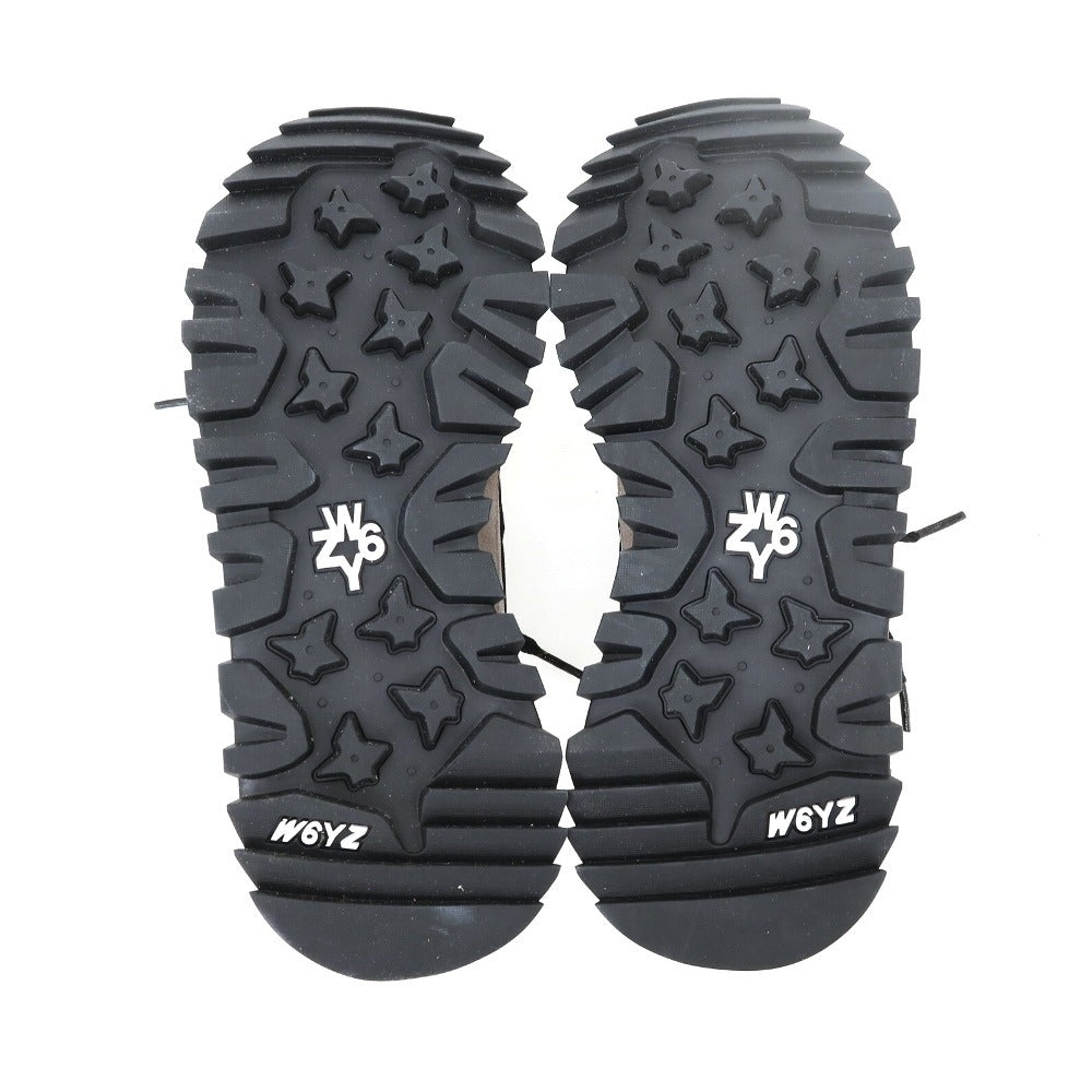 【新品アウトレット】ウィズ（W6YZ） W6YZ BRM241-1B77 ナイロン スエード スニーカー グレーxレッド【サイズ41】【 状態ランクN- 】【 メンズ 】