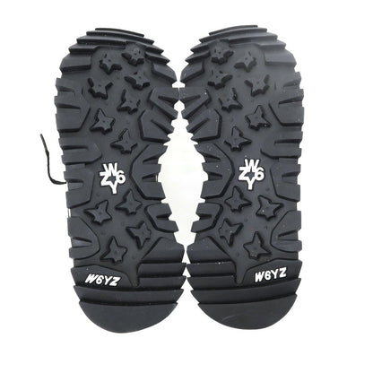 【新品】ウィズ（W6YZ） W6YZ BRM241-1B77 ナイロン スエード スニーカー グレーxレッド【サイズ44】【 状態ランクN 】【 メンズ 】