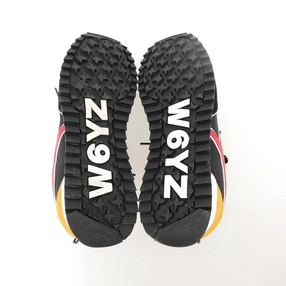 【新品アウトレット】ウィズ（W6YZ） W6YZ JM211-1A13S ナイロン スエード スニーカー ブラックxベージュ【サイズ41】【 状態ランクN- 】【 メンズ 】
