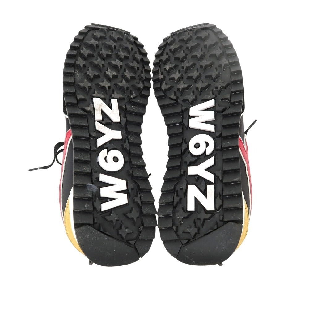 【新品アウトレット】ウィズ（W6YZ） W6YZ JM211-1A13S ナイロン スエード スニーカー ブラックxベージュ【サイズ41】【 状態ランクN- 】【 メンズ 】
