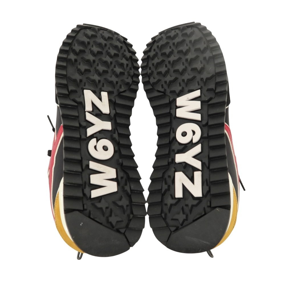 【新品アウトレット】ウィズ（W6YZ） W6YZ JM211-1A13S ナイロン スエード スニーカー ブラックxベージュ【サイズ42】【 状態ランクN- 】【 メンズ 】