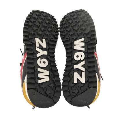 【新品アウトレット】ウィズ（W6YZ） W6YZ JM211-1A13S ナイロン スエード スニーカー ブラックxベージュ【サイズ42】【 状態ランクN- 】【 メンズ 】
