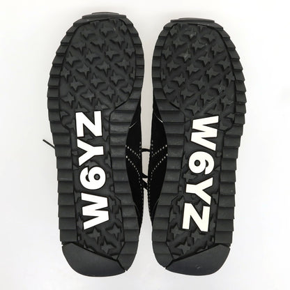 【新品アウトレット】ウィズ（W6YZ） W6YZ JM211-STUDS スエード スニーカー ブラック【サイズ45】【 状態ランクN- 】【 メンズ 】