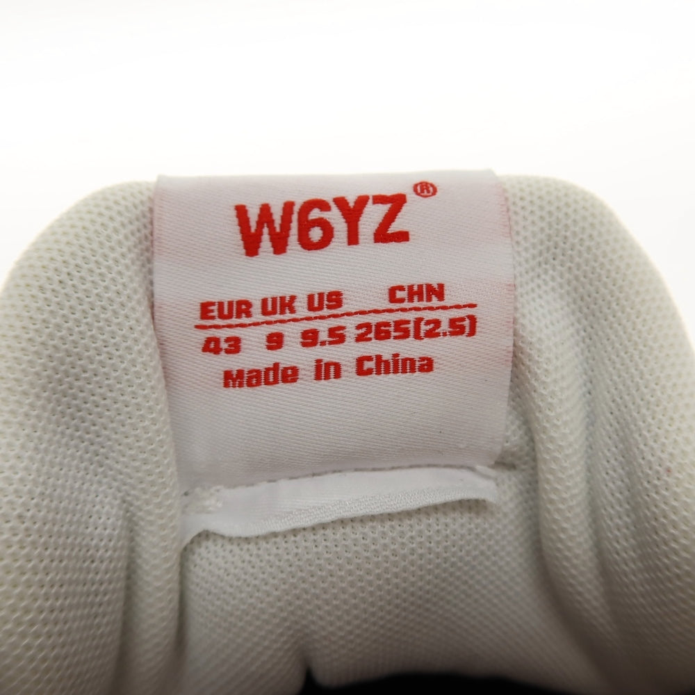 【新品アウトレット】ウィズ（W6YZ） W6YZ JM220-0C02G ナイロン 合成皮革 スニーカー ネイビーxホワイト【サイズ43】【 状態ランクN- 】【 メンズ 】