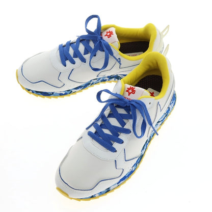 【新品アウトレット】ウィズ（W6YZ） W6YZ JM220-1N09G ナイロン 合成皮革 スニーカー ホワイトxブルー【サイズ40】【 状態ランクN- 】【 メンズ 】