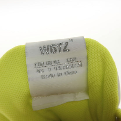 【新品アウトレット】ウィズ（W6YZ） W6YZ JM230-1N40G ナイロン 合成皮革 スニーカー ホワイトxネオンイエロー【サイズ45】【 状態ランクN- 】【 メンズ 】
