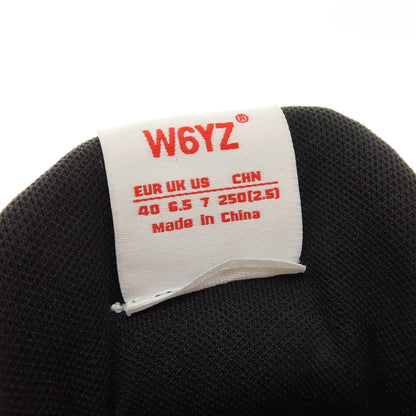 【新品】ウィズ（W6YZ） W6YZ JM231-1A01 ナイロン スエード スニーカー ブラック【サイズ40】【 状態ランクN 】【 メンズ 】