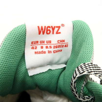 【新品】ウィズ（W6YZ） W6YZ JM231-1C89S ナイロン スエード スニーカー グレーxブルー【サイズ42】【 状態ランクN 】【 メンズ 】