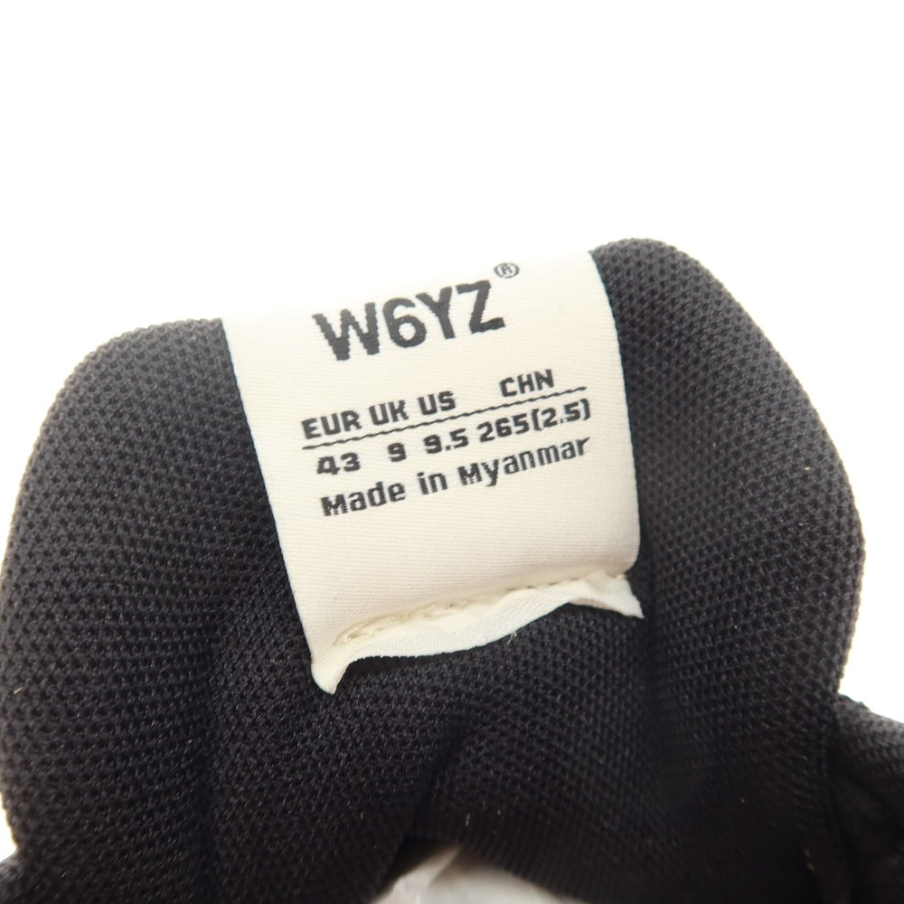 【新品】ウィズ（W6YZ） W6YZ JM241-0F25 ナイロン スエード スニーカー オリーブ【サイズ43】【 状態ランクN 】【 メンズ 】