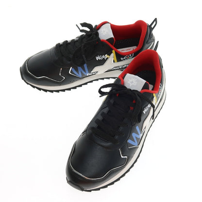 【新品アウトレット】ウィズ（W6YZ） W6YZ JM241-1A70G 合成皮革 スニーカー ブラック【サイズ44】【 状態ランクN- 】【 メンズ 】