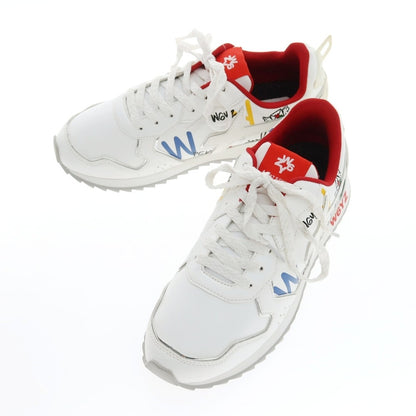 【新品アウトレット】ウィズ（W6YZ） W6YZ JM241-2N86G 合成皮革 スニーカー ホワイトxレッド【サイズ40】【 状態ランクN- 】【 メンズ 】