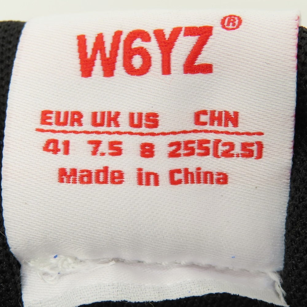 【新品アウトレット】ウィズ（W6YZ） W6YZ WI191-10037 ナイロン スエード スニーカー ブルー【サイズ41】【 状態ランクN- 】【 メンズ 】