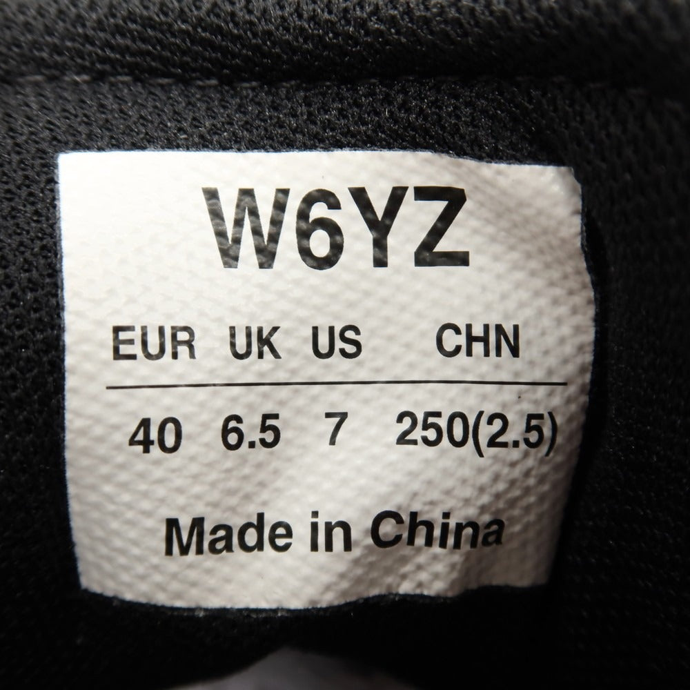 【新品】ウィズ（W6YZ） W6YZ スニーカー グレーxブラック【サイズ40】【 状態ランクN 】【 メンズ 】