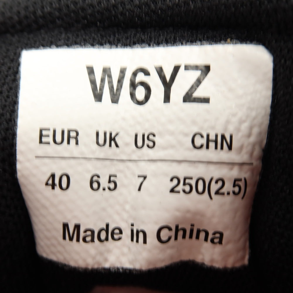 【新品】ウィズ（W6YZ） W6YZ スニーカー ブラックxブルー【サイズ40】【 状態ランクN 】【 メンズ 】