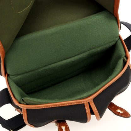 【中古】ビリンガム Billingham キャンバス レザー ショルダーバッグ カメラバッグ ブラックxブラウン【 状態ランクB 】【 メンズ 】