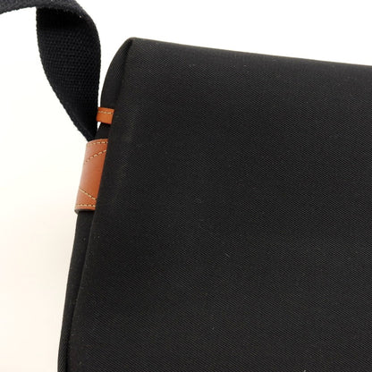 【中古】ビリンガム Billingham キャンバス レザー ショルダーバッグ カメラバッグ ブラックxブラウン【 状態ランクB 】【 メンズ 】