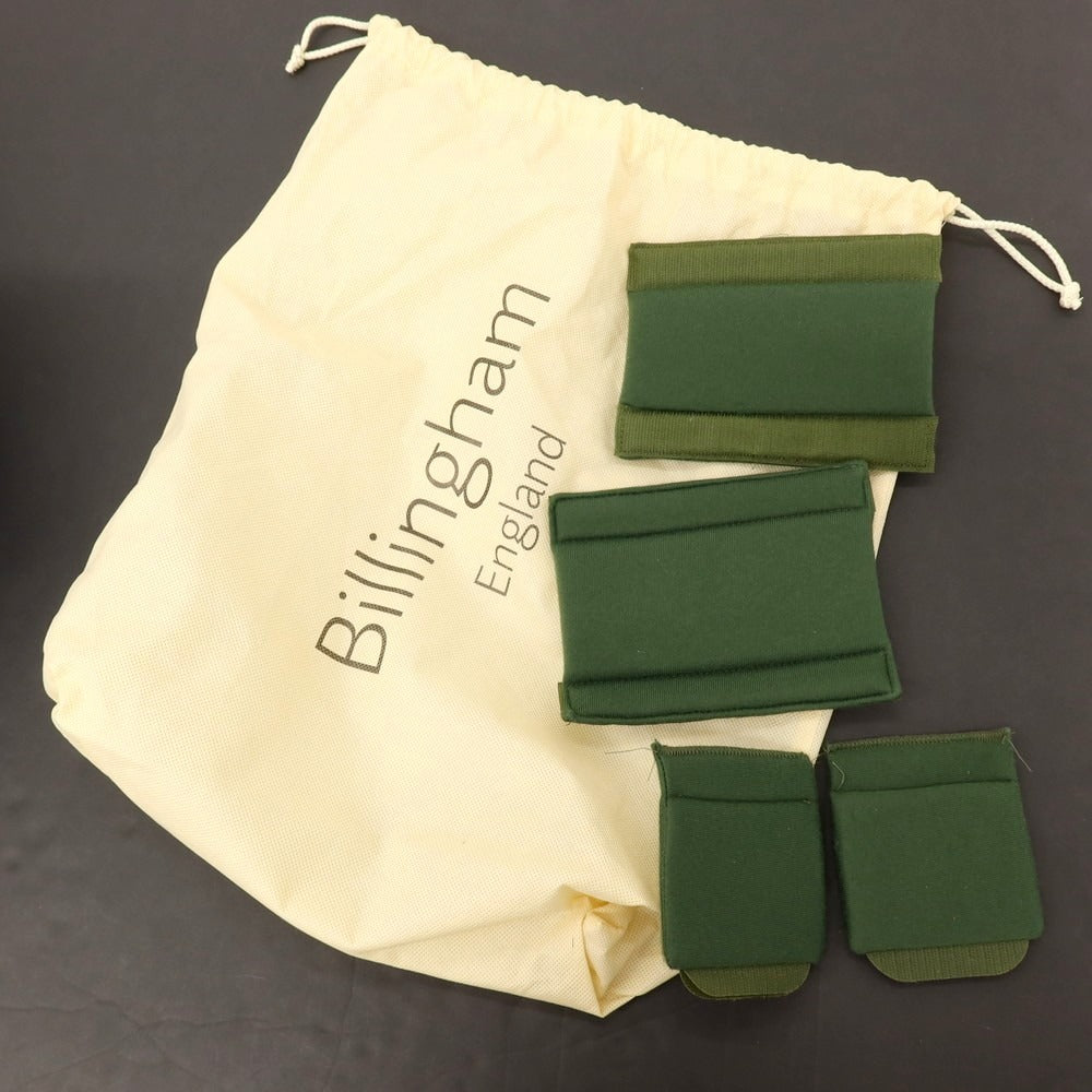 【中古】ビリンガム Billingham キャンバス レザー ショルダーバッグ カメラバッグ ブラックxブラウン【 状態ランクB 】【 メンズ 】