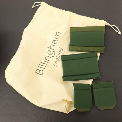 【中古】ビリンガム Billingham キャンバス レザー ショルダーバッグ カメラバッグ ブラックxブラウン【 状態ランクB 】【 メンズ 】