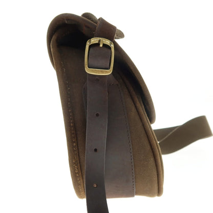 【中古】バブアー Barbour Wax Leather Cartridge Bag コットン系 レザー ショルダーバッグ カーキブラウン【 状態ランクB 】【 メンズ 】