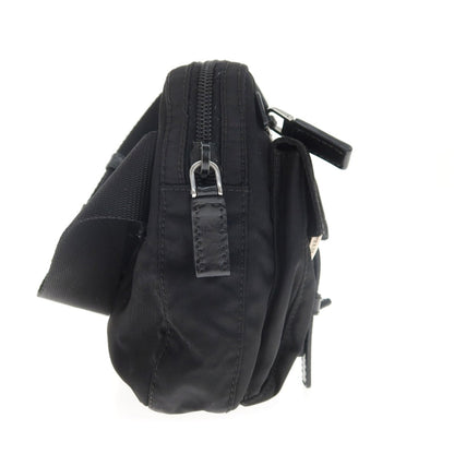 【中古】プラダ PRADA ナイロン系 ボディバッグ ブラック【 状態ランクC 】【 レディース 】