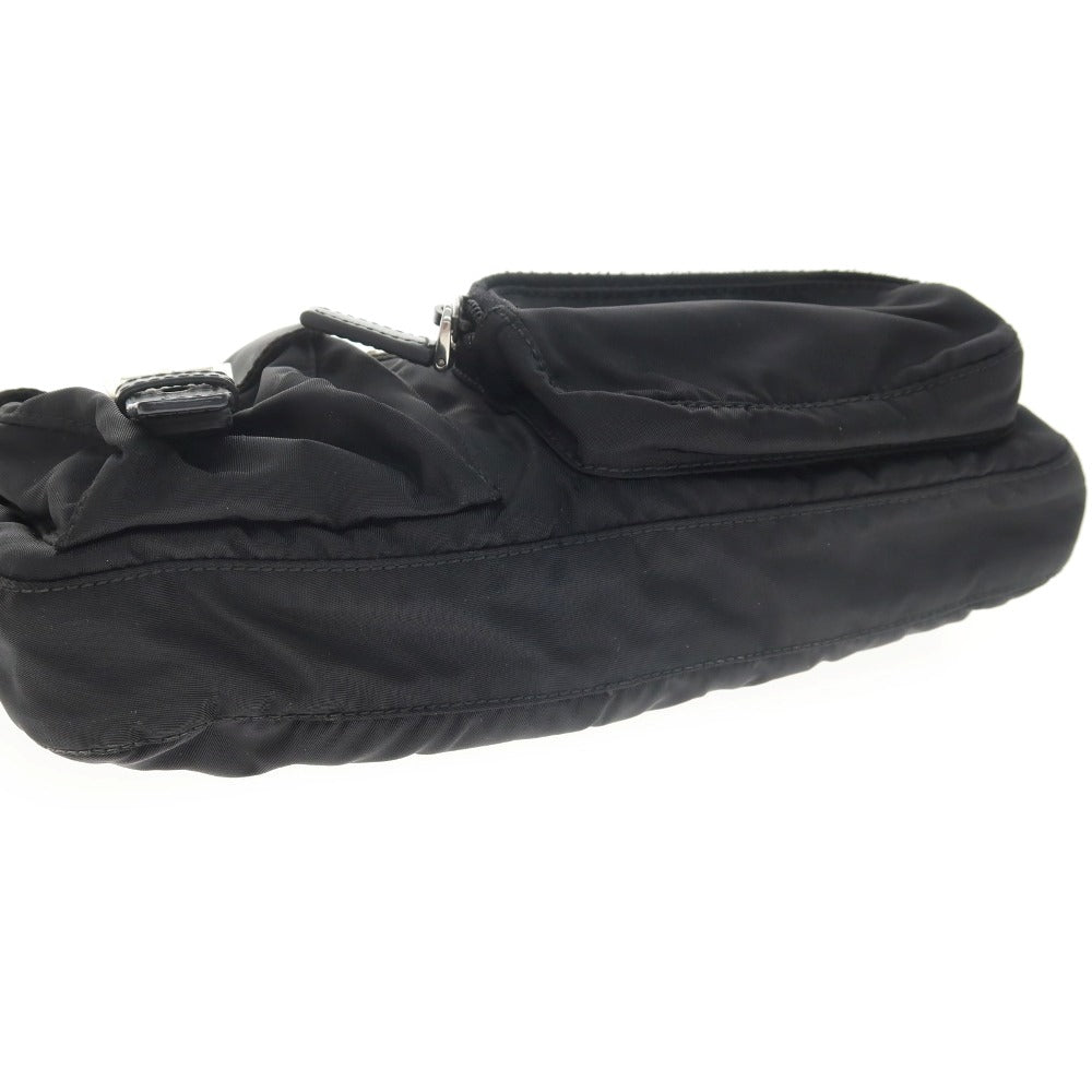 【中古】プラダ PRADA ナイロン系 ボディバッグ ブラック【 状態ランクC 】【 レディース 】