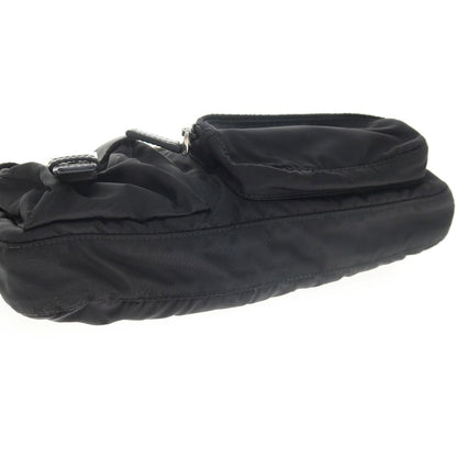 【中古】プラダ PRADA ナイロン系 ボディバッグ ブラック【 状態ランクC 】【 レディース 】