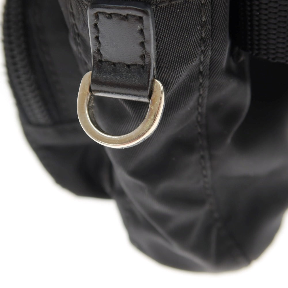 【中古】プラダ PRADA ナイロン系 ボディバッグ ブラック【 状態ランクC 】【 レディース 】