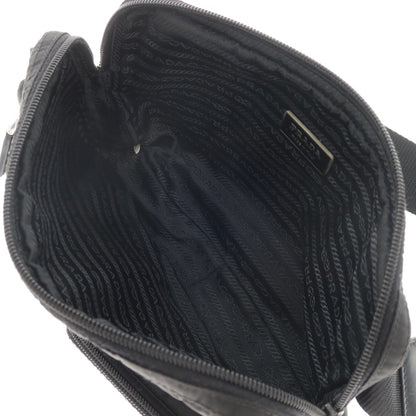 【中古】プラダ PRADA ナイロン系 ボディバッグ ブラック【 状態ランクC 】【 レディース 】